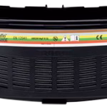 sistema di filtrazione 3m abe2k1hgp tr 6580e per gas organici e particelle