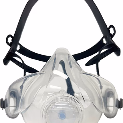 cleanspace pro maschera semifacciale taglia m – silicone morbido, anallergico