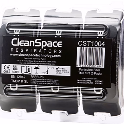 filtro particellare ad alte prestazioni p3 tm3 sl r per protezione respiratoria cleanspace pro