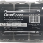 filtro antiparticolato cleanspace pro tm3 p3 hepa, confezione da 3, protezione contro polvere, fumo