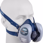 set maschera semimaschera gvs leggera con filtri antiparticolato a2p3, tpe
