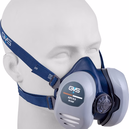 set maschera semimaschera gvs leggera con filtri antiparticolato a2p3, tpe
