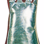 guanti resistenti al calore resista 35 cm, pelle e alluminio armide