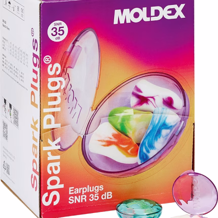 moldex spark plugs soft protezioni auricolari in comoda scatola portatile