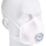 maschera monouso ergonomica per particelle moldex ffp1 con valvola di espirazione