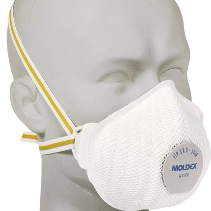 moldex maschera antiparticolato ffp3 riutilizzabile con valvola provalve