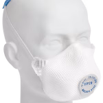 maschera monouso ergonomica moldex ffp2 con valvola, 20 pezzi