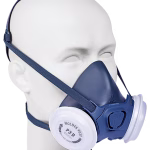 mezza maschera moldex serie 7000, leggera, confortevole, regolabile, con valvola di espirazione
