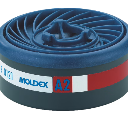 filtro gas moldex a2 marrone per serie 7000 e 9000 protezione gas organici
