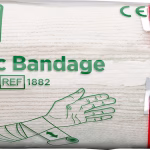 benda elastica cederroth 4 m x 8 cm, confezione da 2 con clip