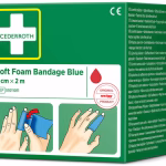 cederroth soft foam benda speciale blu 6 cm x 2 m confezione singola