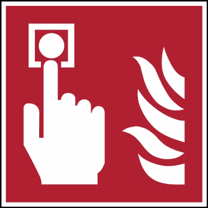 cartello antincendio fosforescente brandmelder 150x150 mm pellicola