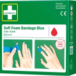cederroth soft foam bendaggio blu 3x4,5 cm, 1 pezzo