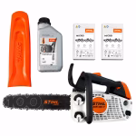 stihl msa 220 c b 35 cm “centennial” 2 catene di scorta, 1 litri olio catena e 2 batteria ap 300 s