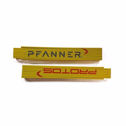 pfanner holzgliedermaßstab 2m, farblos, einh