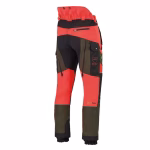 pantaloni antitaglio pss x treme breeze rosso neon/verde