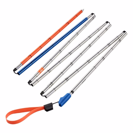 ortovox probe alu 240 light aluminium silver 240cm