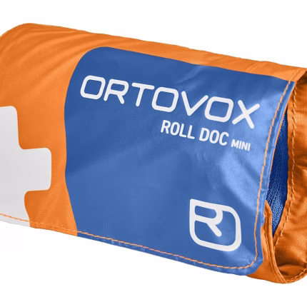 ortovox first aid roll doc mini shocking orange diverse