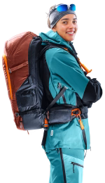 deuter alproof tour 36+5 sl redwood black m