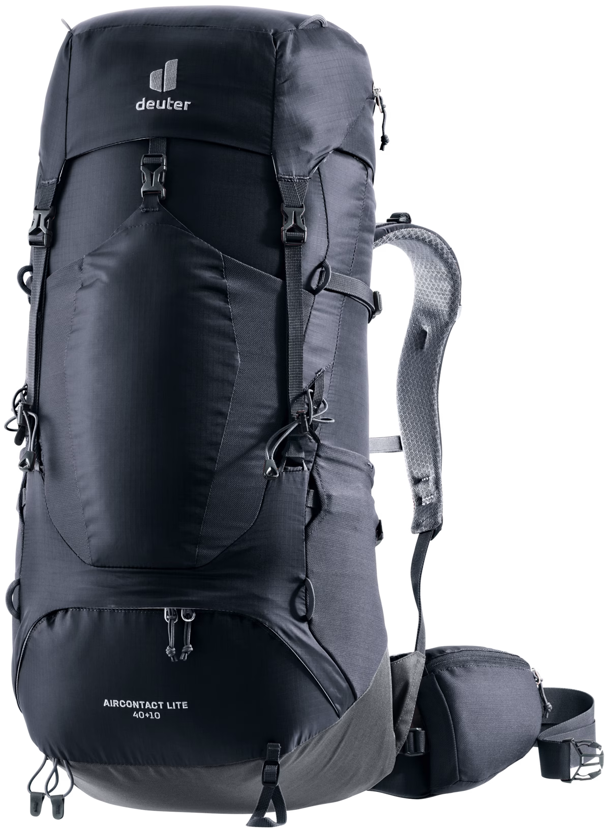 deuter aircontact lite 40 + 10 black graphite s l deuter aircontact lite 40 + 10 black graphite s l