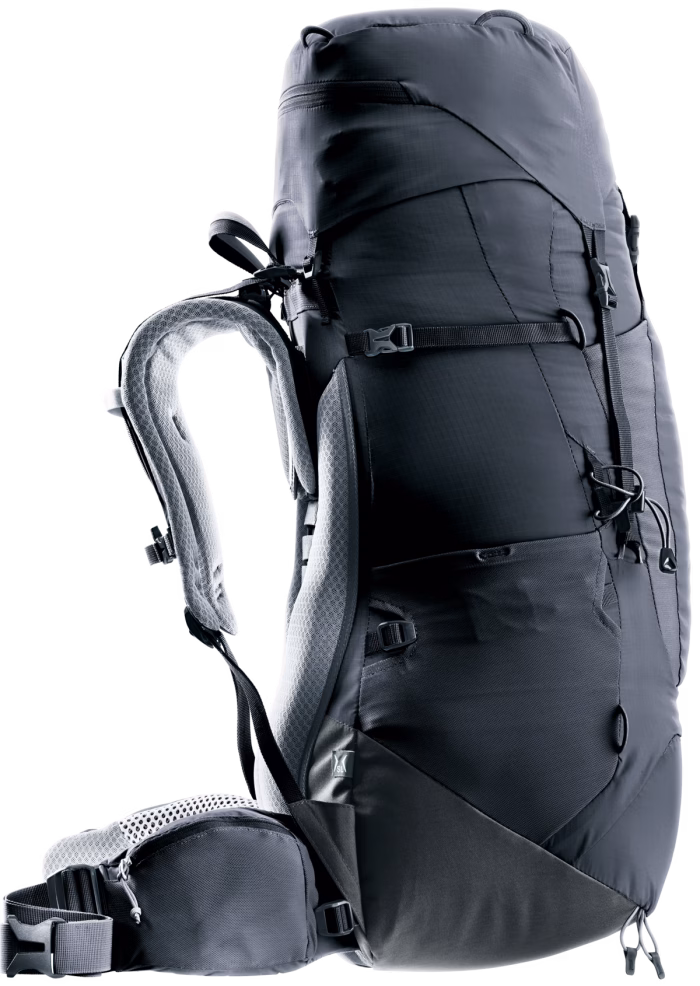 deuter aircontact lite 45 + 10 sl black graphite s l