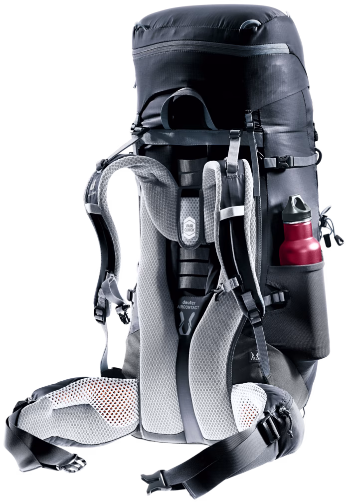deuter aircontact lite 45 + 10 sl black graphite s l