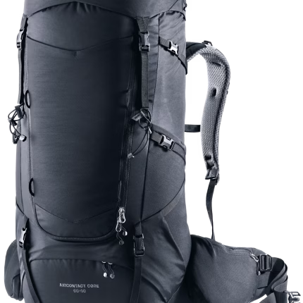deuter aircontact core 60+10 black s l