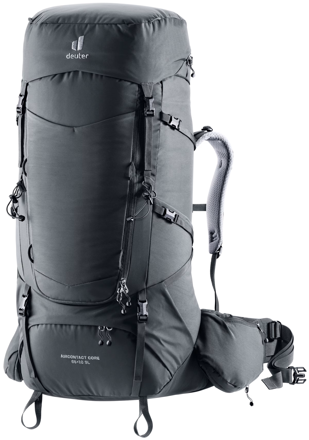 deuter aircontact core 65+10 sl graphite s l deuter aircontact core 65+10 sl graphite s l