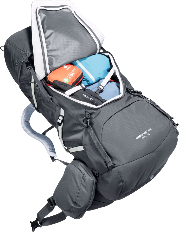 deuter aircontact pro 65+10 sl graphite s l