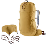 deuter aircontact ultra 40+5 savanna raisin s l