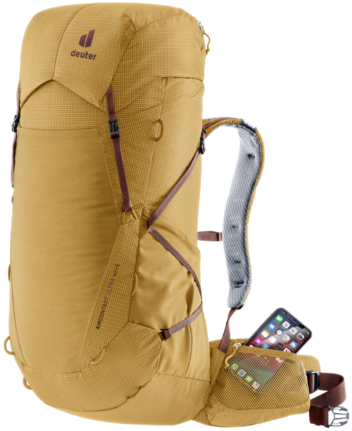 deuter aircontact ultra 40+5 savanna raisin s l