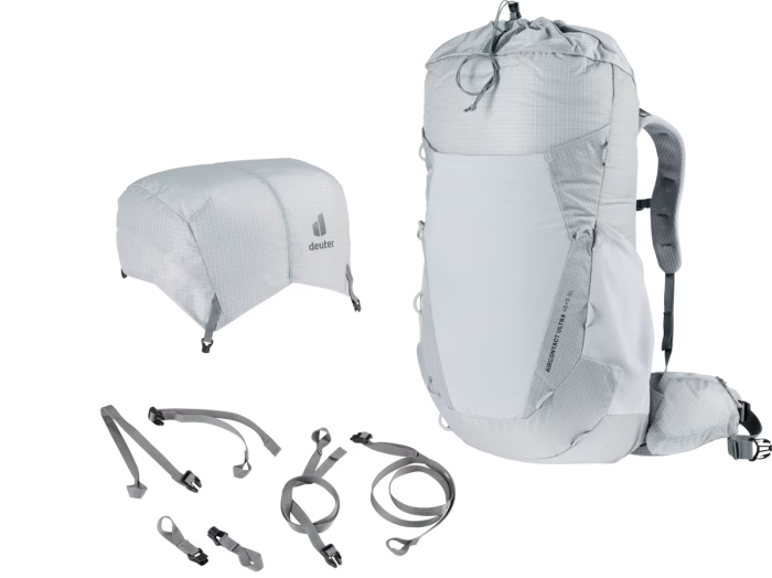 deuter aircontact ultra 45+5 sl tin shale s l