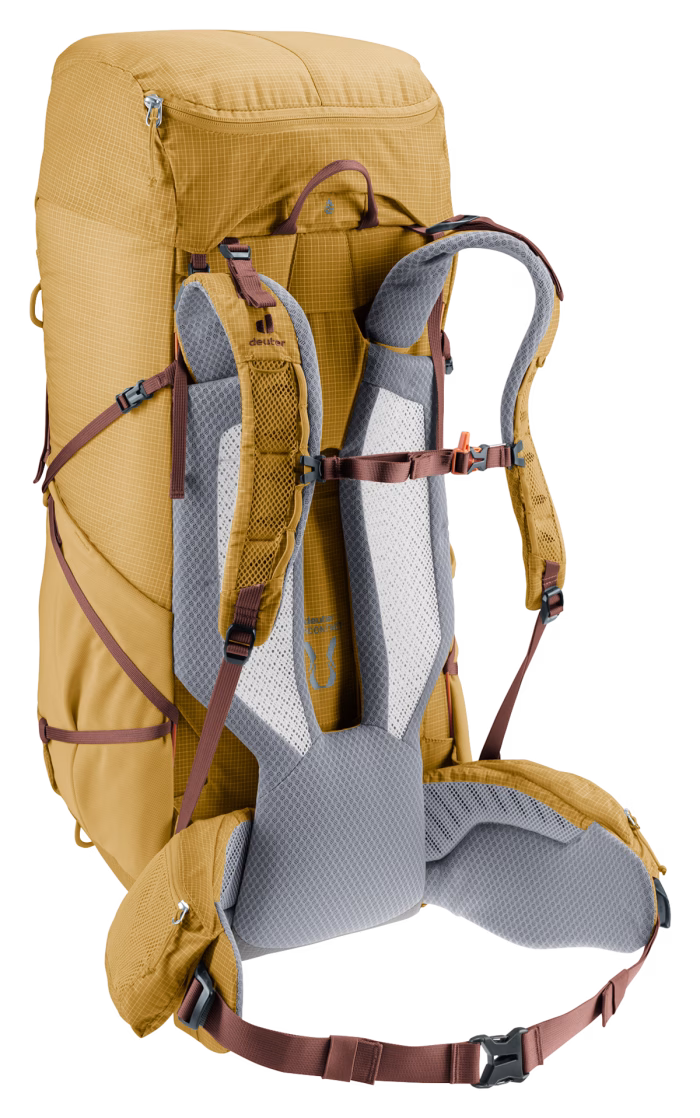 deuter aircontact ultra 50+5 savanna raisin s l