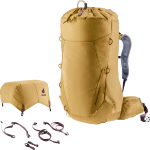 deuter aircontact ultra 50+5 savanna raisin s l