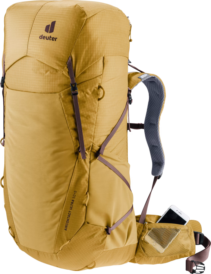 deuter aircontact ultra 50+5 savanna raisin s l