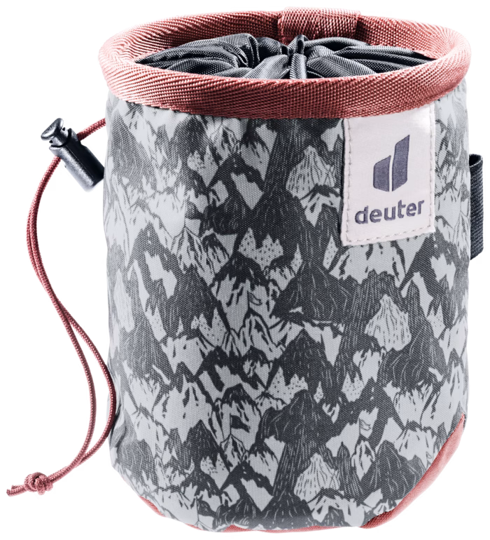 deuter gravity chalk bag i graphite mountain redwood