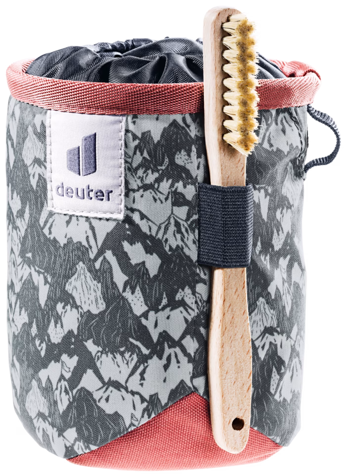 deuter gravity chalk bag i graphite mountain redwood