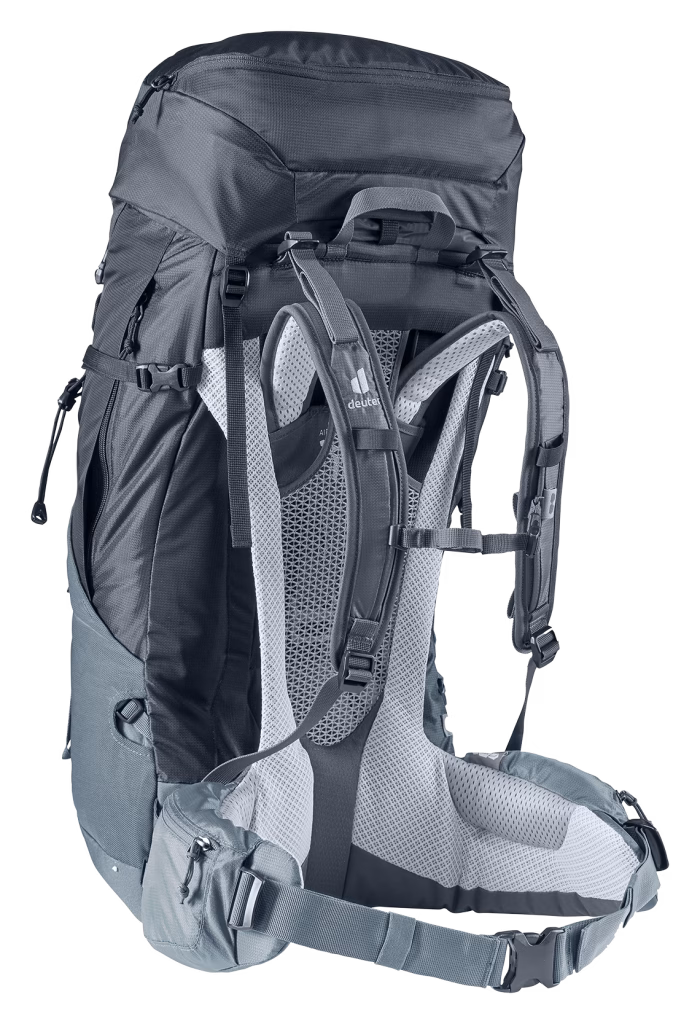deuter futura air trek 45+10 sl black graphite s l