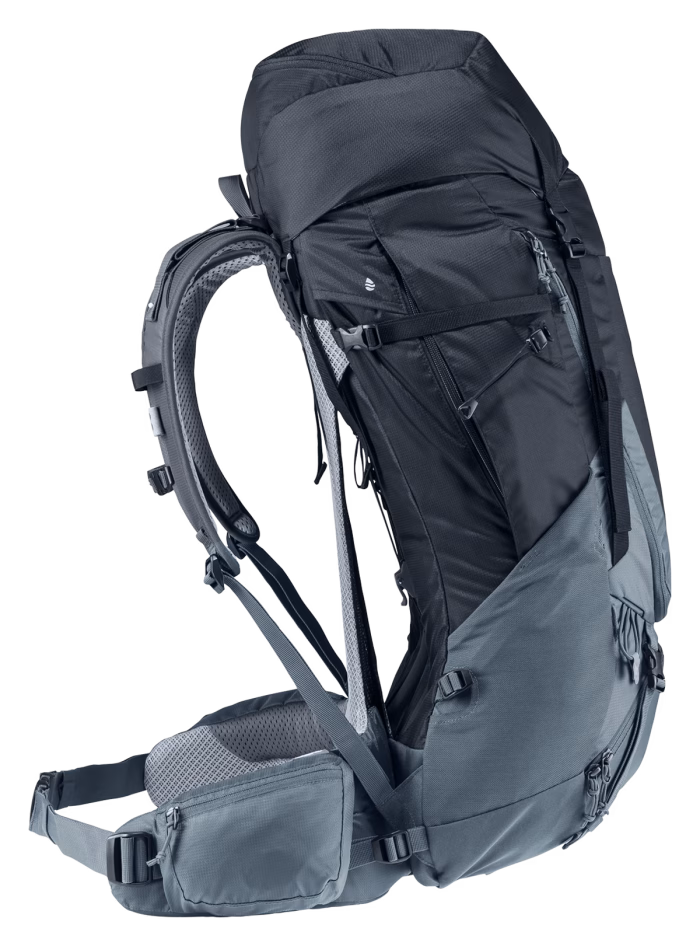 deuter futura air trek 50+10 black graphite s l