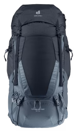 deuter futura air trek 50+10 black graphite s l