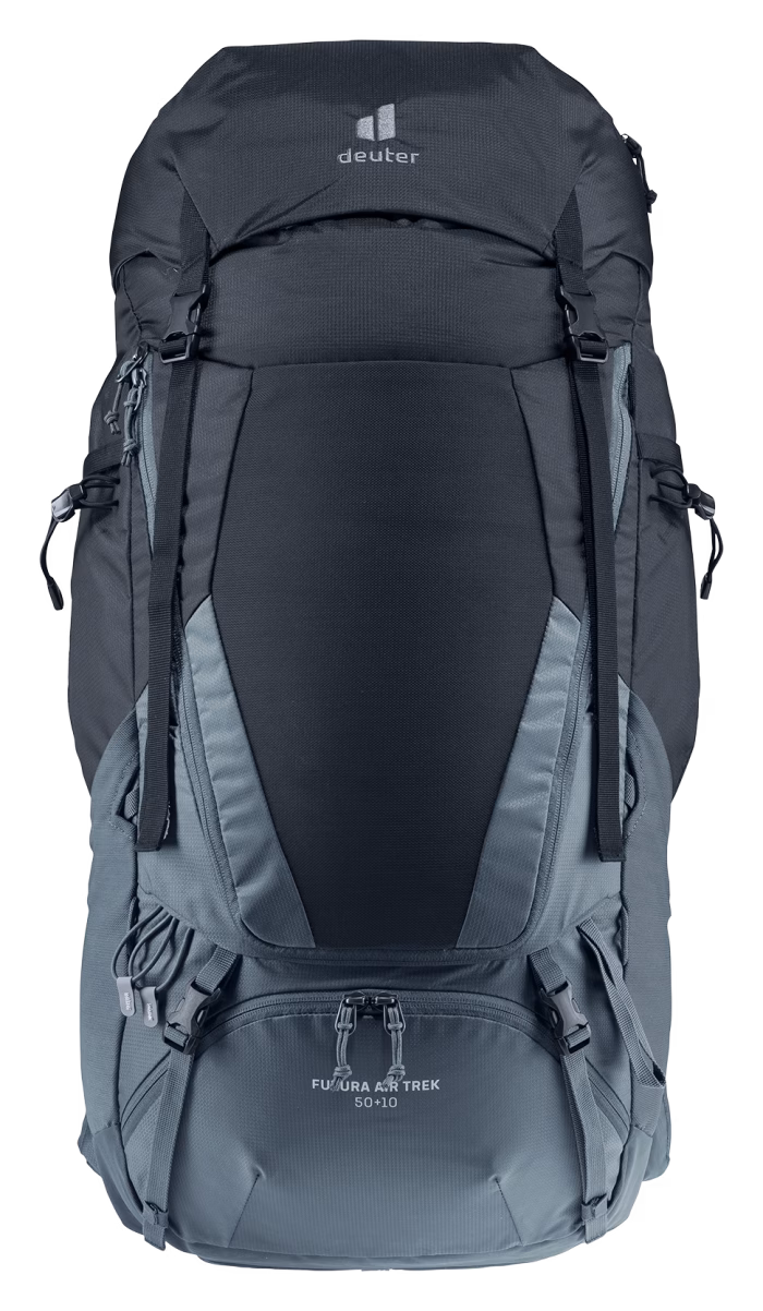 deuter futura air trek 50+10 black graphite s l