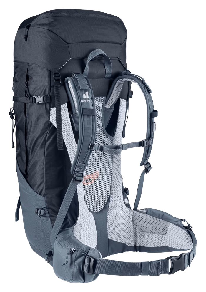 deuter futura air trek 55+10 sl black graphite s l
