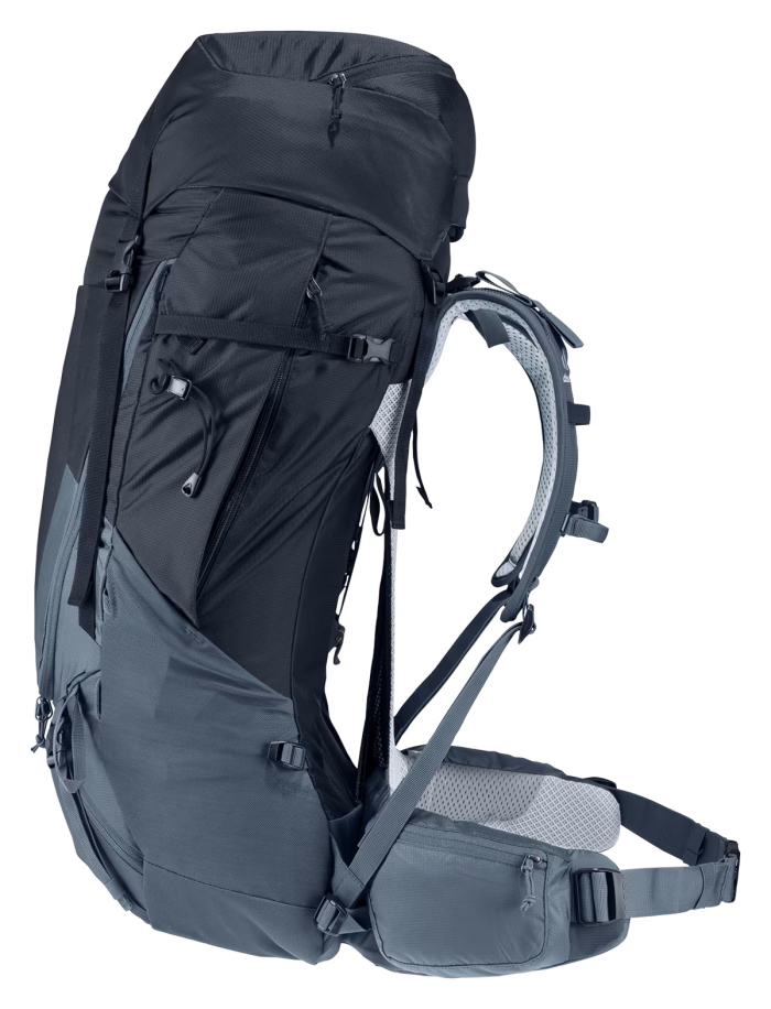 deuter futura air trek 55+10 sl black graphite s l