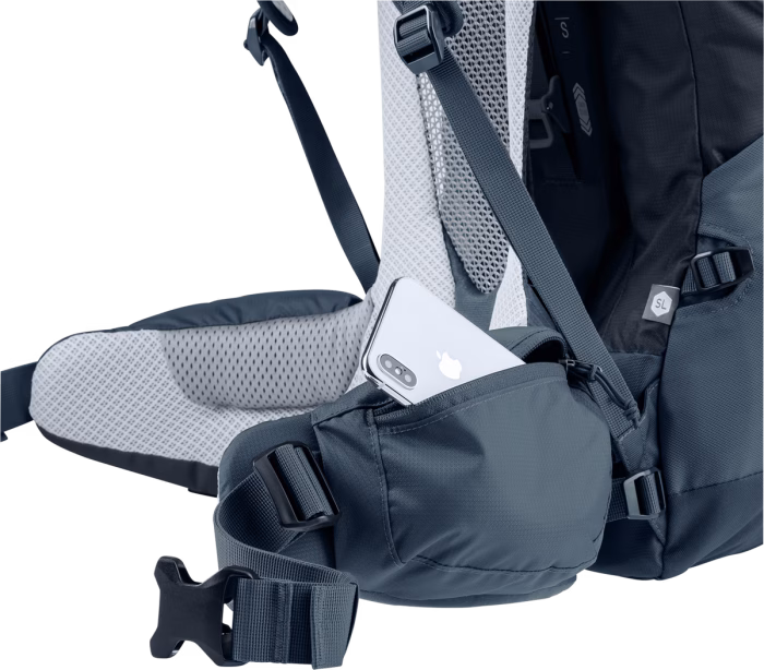 deuter futura air trek 55+10 sl black graphite s l