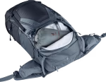 deuter futura air trek 55+10 sl black graphite s l