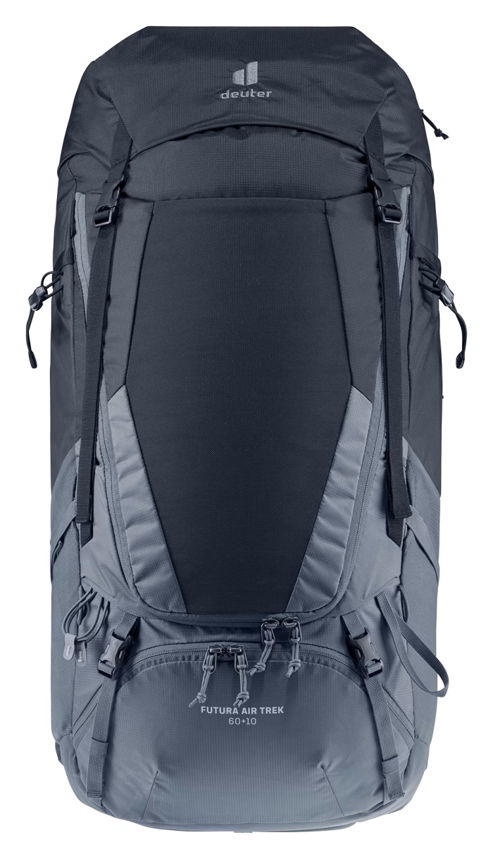 deuter futura air trek 60 + 10 black graphite s l