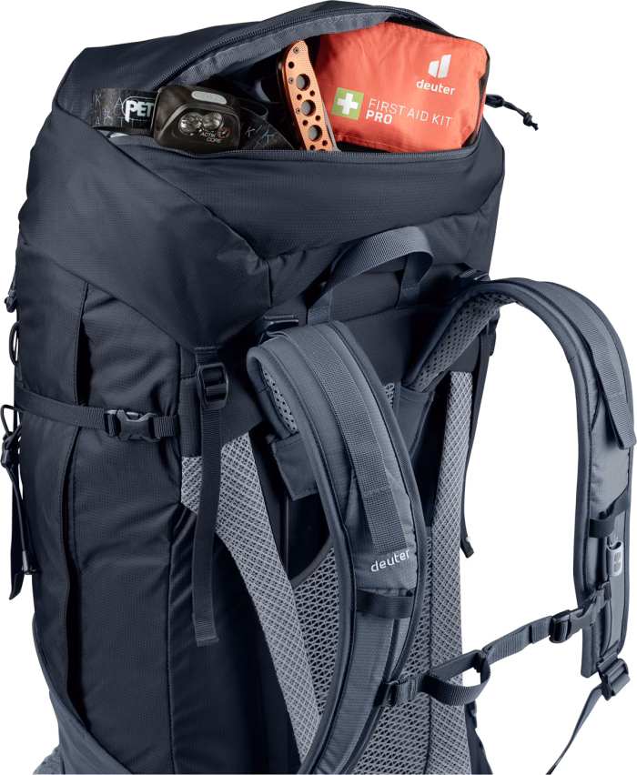 deuter futura air trek 60 + 10 black graphite s l