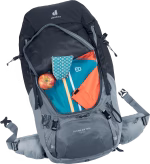 deuter futura air trek 60 + 10 black graphite s l