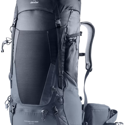 deuter futura air trek 60 + 10 black graphite s l