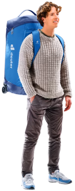 deuter duffel pro roller 90 neptune nightblue